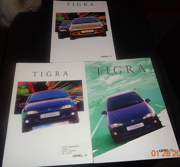 Opel Tigra,Astra coupe,Calibra ja OPC malli  mainokset