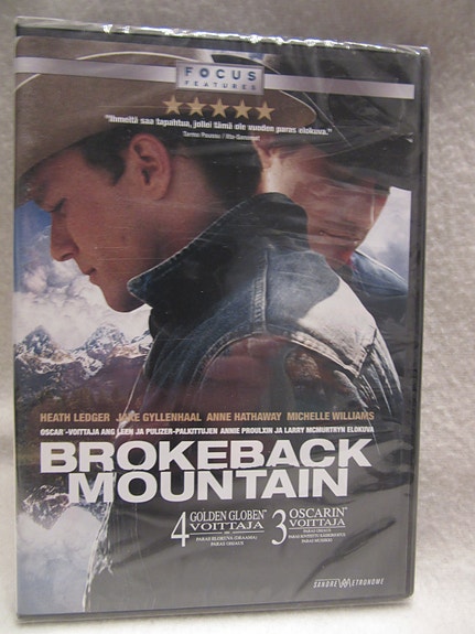 Brokeback Mountain dvd uusi