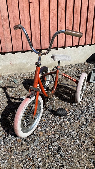 Vanha Retro Kolmipyörä Sisustukseen