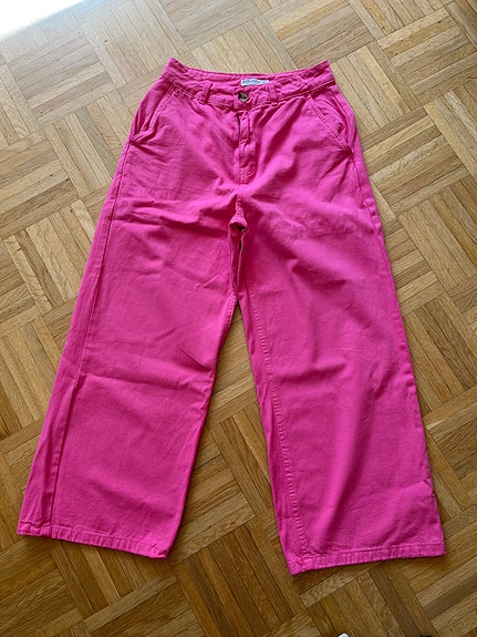 Culottes housut pinkit 34