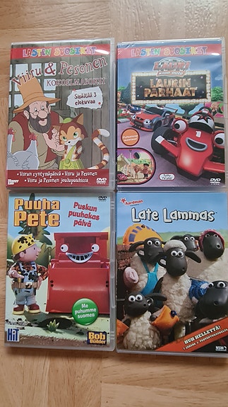 Viiru ja Pesonen, Late Lammas, Puuha Pete ja Lauri Kilpa-auto