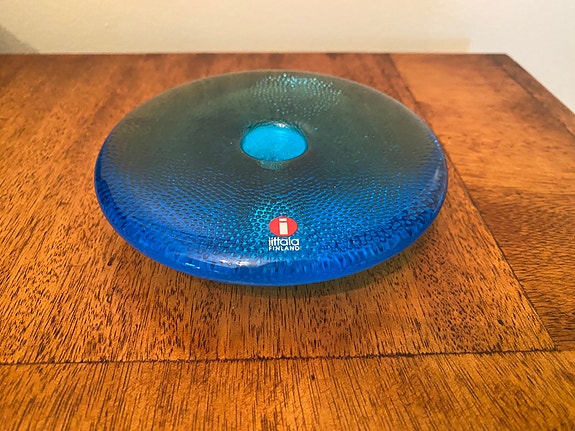 Iittala Nappi kynttilänjalka, turkoosi .