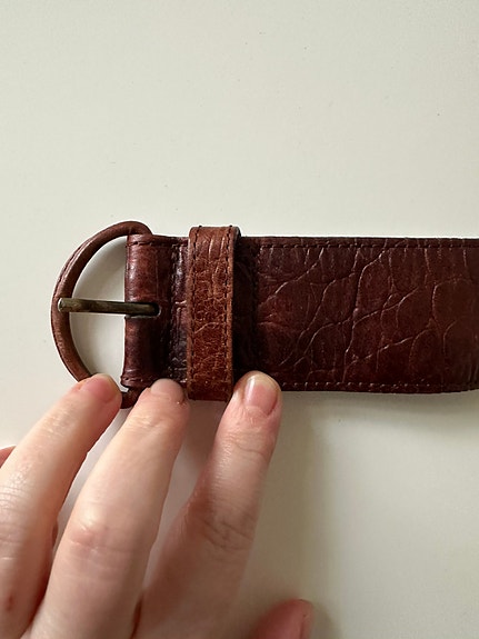 Mulberry: kaunis klassinen ruskea nahkavyö, erinomainen kunto