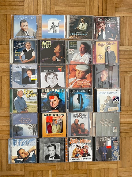 Iskelmän kunkut CD:levyjä