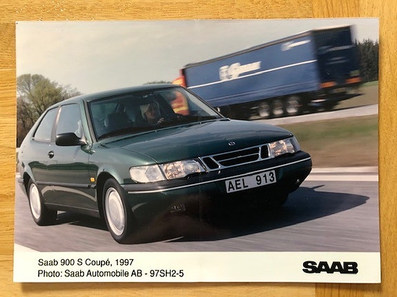 Lehdistökuva Saab 900 S Coupe 1997, pressifoto