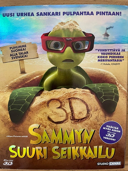 Sammyn Suuri Seikkailu 3D Blu-Ray