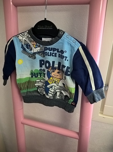 Lego Wear duplo poliisi collegepaita 74cm