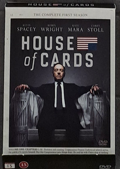 House of cards 1 kausi dvd