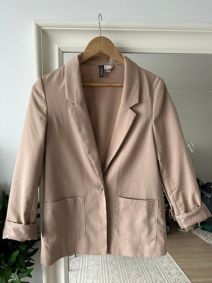 H&M Beige bleiseri/jakku