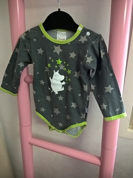 Moomin tähti body 74cm