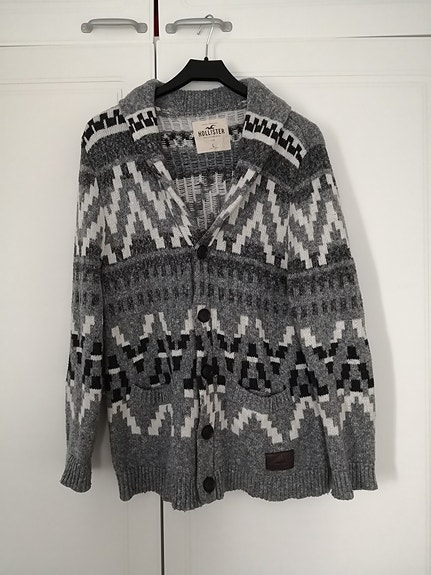 Hollister-neuletakki, L