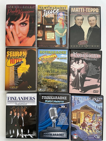 Karaoke DVD levyjä