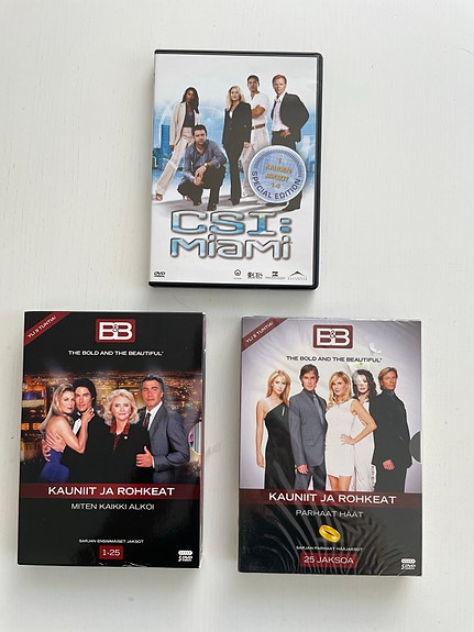 TV-sarja DVD Kauniit ja rohkeat,  CSI: Miami