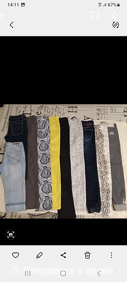 Shortsit 36-38, farkut 36-38