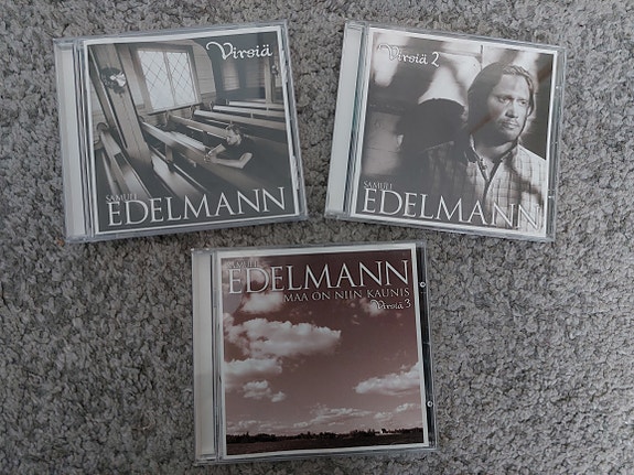 Samuli Edelmann Virsiä 1-3 cd:t, Imatra/Vantaa/posti