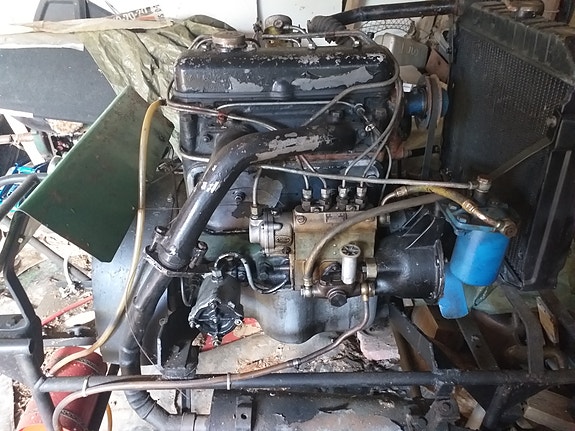 Mercedes-Benz OM636 dieselmoottori 1960 -luvulta.