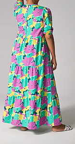 Sinsay maximekko L/XL  puuvillaa frilla helma
