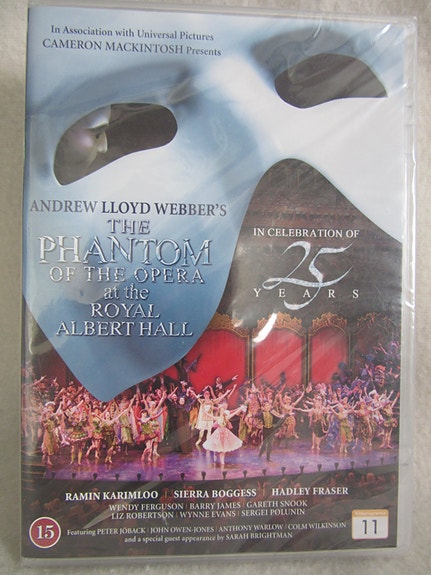 The Phantom of the Opera dvd