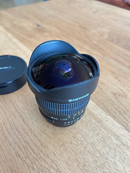 Samyang 8mm CS kalansilmäobjektiivi (Fish eye CS) 1:3.5 (Nikon)