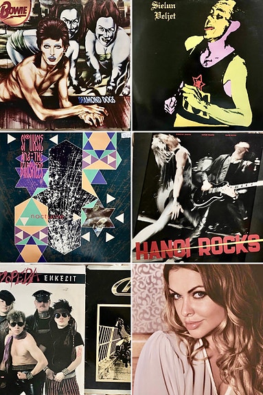 Vintage LP levyjä 1960-1980 luku