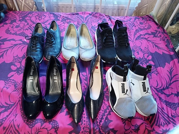 Puma kengät 36,högl 38,ecco 38,39,gabor 5,5, kengät 40-41