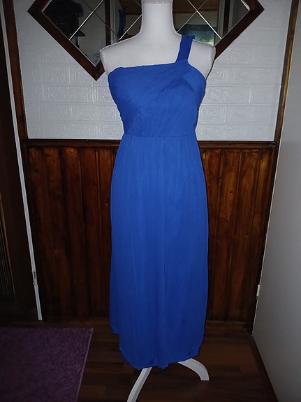 Sininen J. Crew maximekko (XS-S/36 ?)