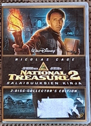 National treasure 2 salaisuuksien kirja 2-disc dvd