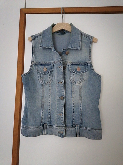 Denim liivi koko S