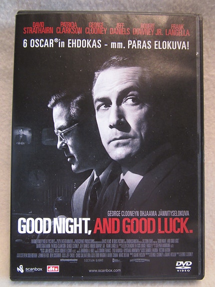Good Night, and Good Luck dvd