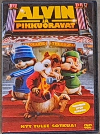 Alvin ja pikkuoravat dvd