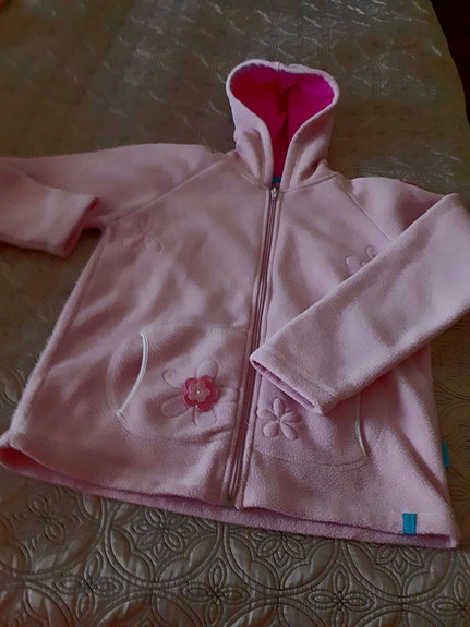 Tyttöjen fleece huppari
