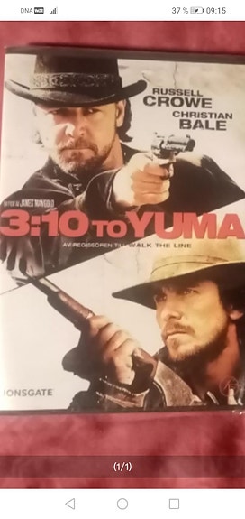 Dvd filmi ; 3:10 to Yuma, jossa Russel Crowe ja Christian Bale pää osissa