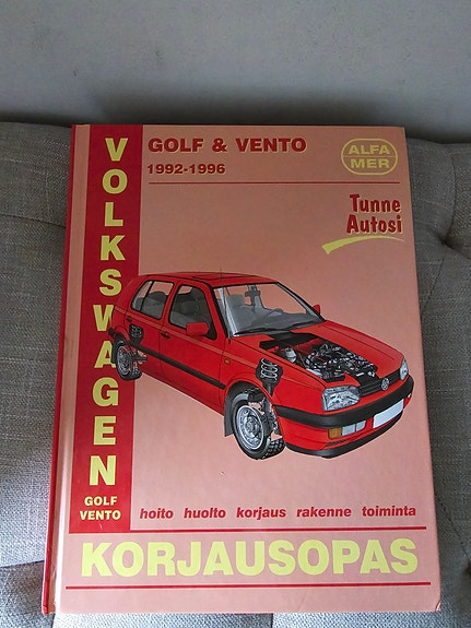 Korjausopas Volkswagen Golf ja Vento 1992- 1996