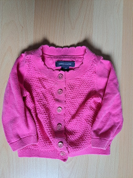 Tyttöjen Tommy Hilfiger neuletakki, koko 68cm