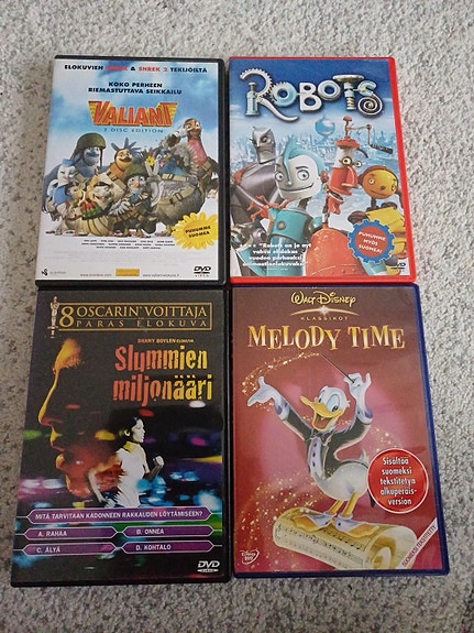 Dvd levyt