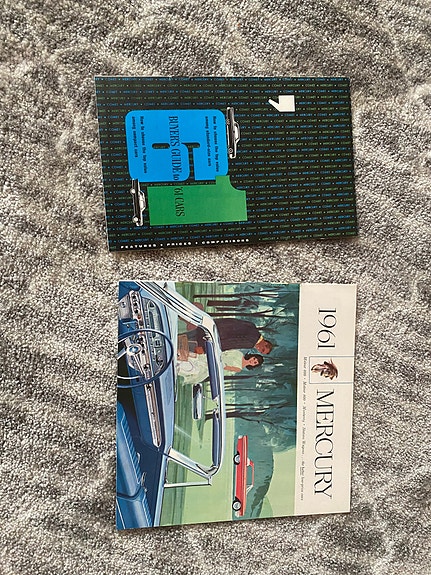 Mercury 1961 myyntiesiteet 2-kpl