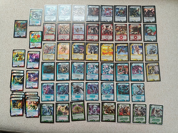 Duel Masters kortteja holo - very rare / super rare