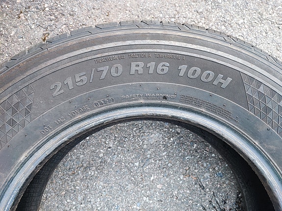 Kesärenkaat 16" 215/70 ja 215/60