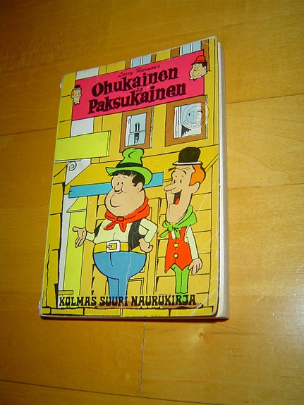 OHUKAINEN JA PAKSUKAINEN SARJAKUVA KIRJA * 3. NAURUKIRJA 1972