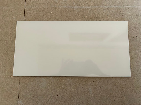SEINÄLAATTA CONCEPT KIILTÄVÄ VALKOINEN 20 X 40 CM
