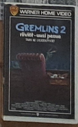 Gremlins 2 riiviöt uusi pesue vhs