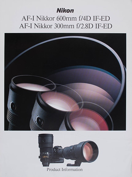 Nikon AF-I Nikkor 600mm ja 300mm