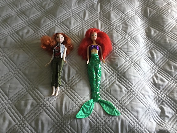 Ariel ja Merida nukke