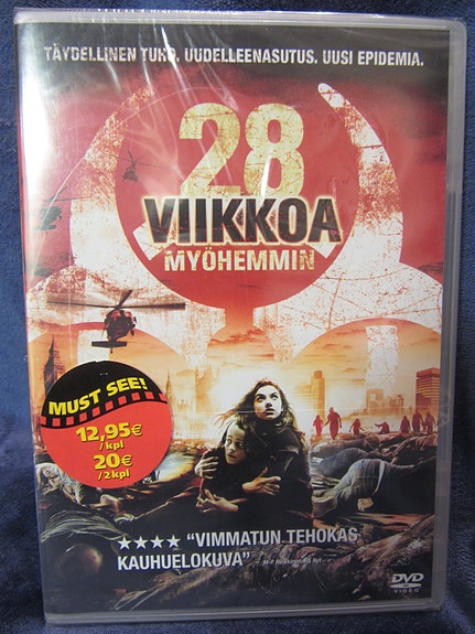 28 viikkoa myöhemmin dvd uusi