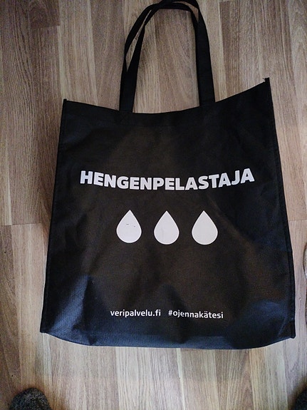 Hengenpelastaja kangas kassi
