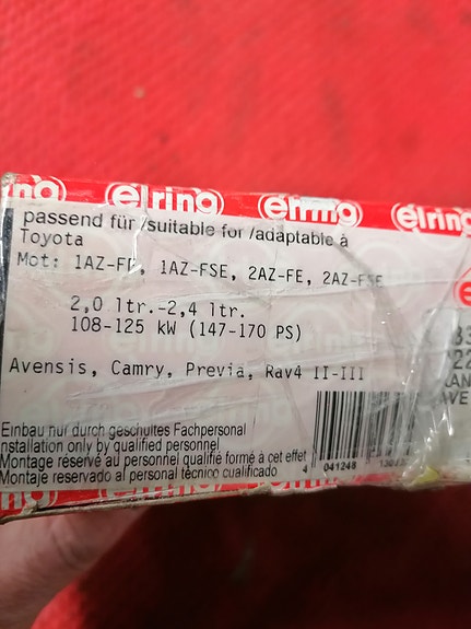 Toyota kannen pultit uudet