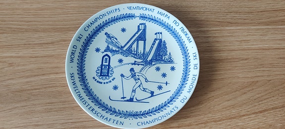 Gustavberg - Hiihdon MM-Kisat Falun 1974 Seinälautanen