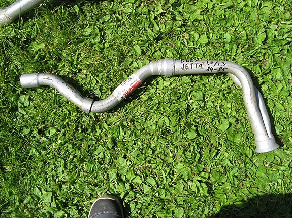 VW pakoputken osia