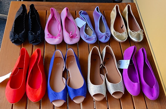 💞 UUSIA/UUDENVEROISIA 8 paria 37 ballerina kenkiä - ballerinat kengät avokkaat