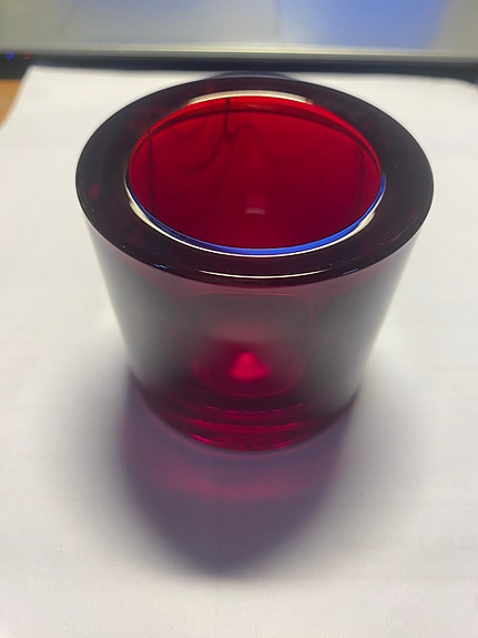 Iittala kivituikku vanha punainen